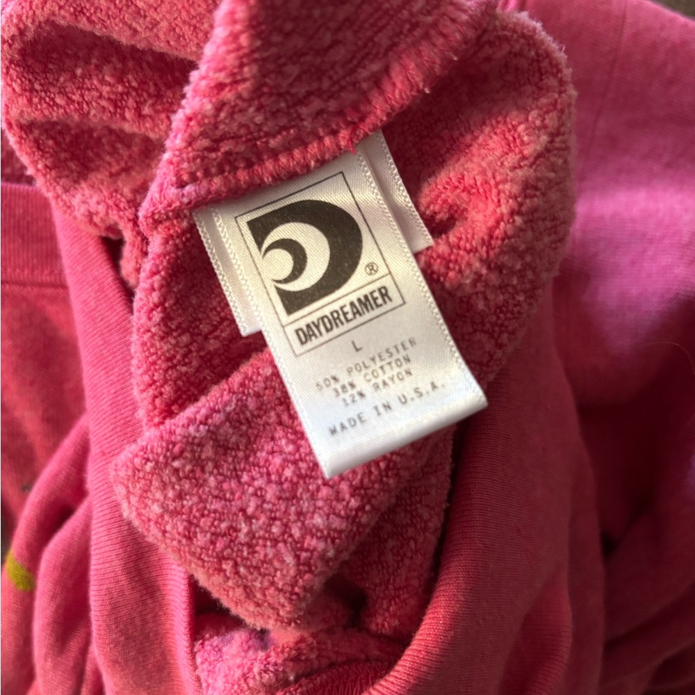 Daydreamer | Nirvana Smiley‎ Raglan Crew in Pink Cosmo - Picture 5 of 5